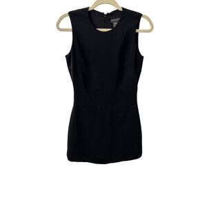 Banana Republic Black Minimalist Mini Dress Skort Romper Size Women's 0